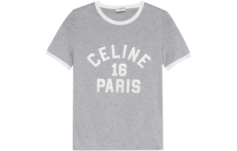CELINE CELINE Regular T Shirt Women's Gray