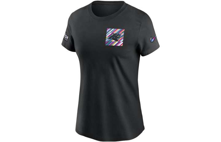 Nike Nike T Shirts Women's Black Crew Neck Moderate Straight Fit