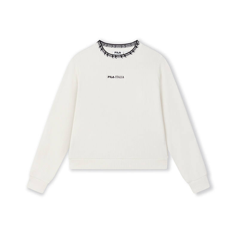 FILA T Shirts Women's White Crew Neck