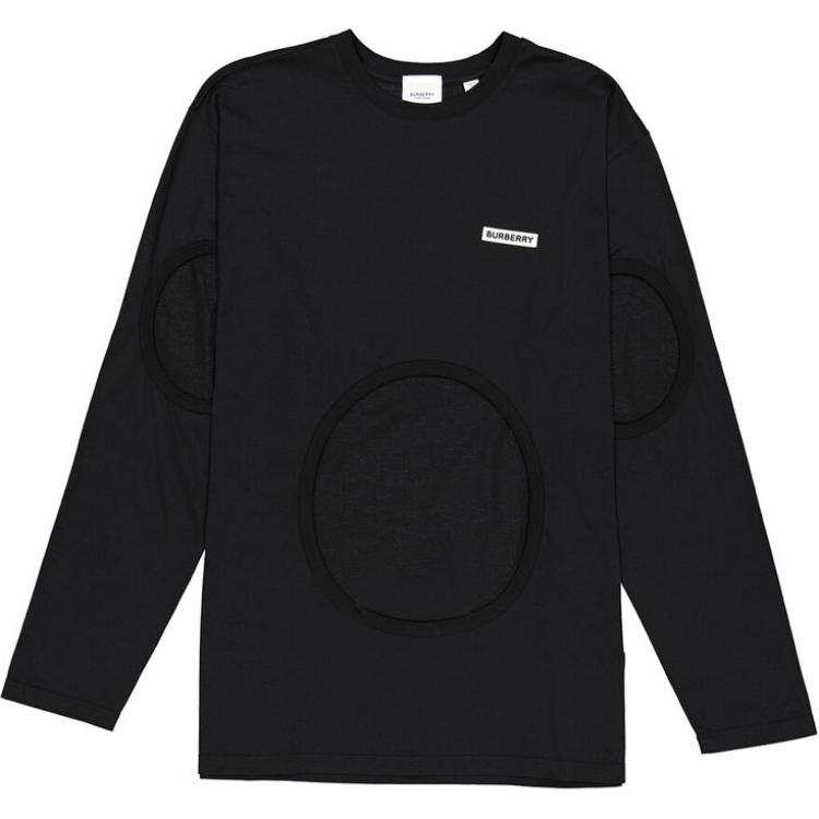 Burberry T Shirts Women's Black Crew Neck Moderate Other
