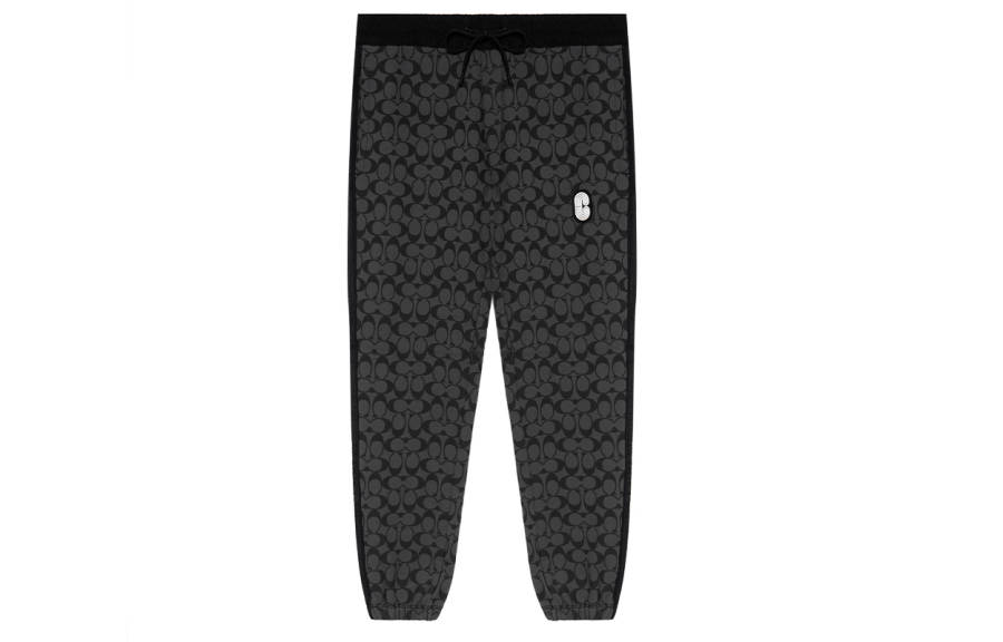 COACH SS22 Sports Pants Men's Black