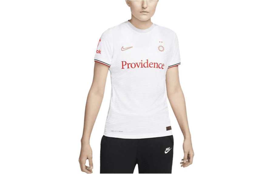 Nike Nike T Shirts Women's White Crew Neck Moderate Straight Fit