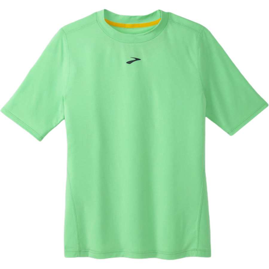 Brooks T Shirts Women's Green Crew Neck