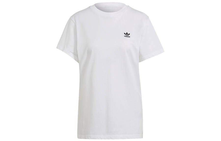 Adidas Originals Drop Shoulder Sleeve T Shirt Women's White