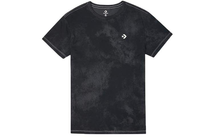 Converse Drop Shoulder Sleeve T Shirt Women's Black