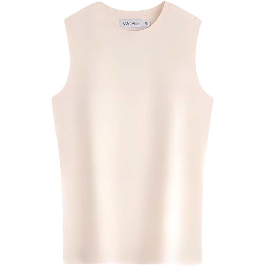 CALVIN KLEIN Tank Top Women's Oat White