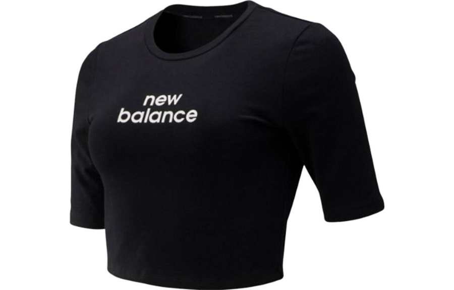 New Balance New Balance T Shirts Women's Black Crew Neck Moderate Other