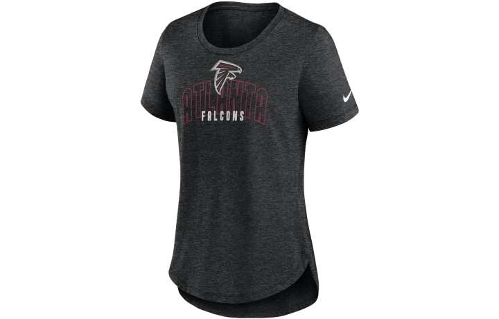 Nike Nike T Shirts Women's Black Crew Neck Moderate Straight Fit