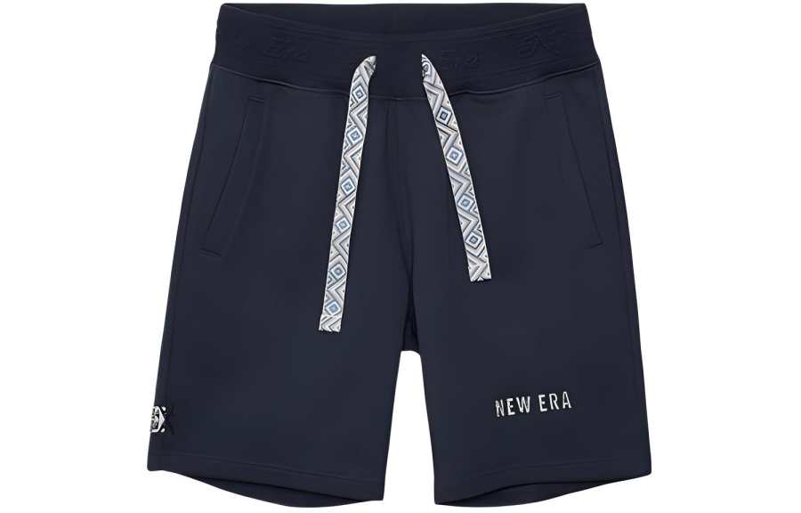 New Era SS24 Skateboard Collection Casual Shorts Unisex Navy Blue