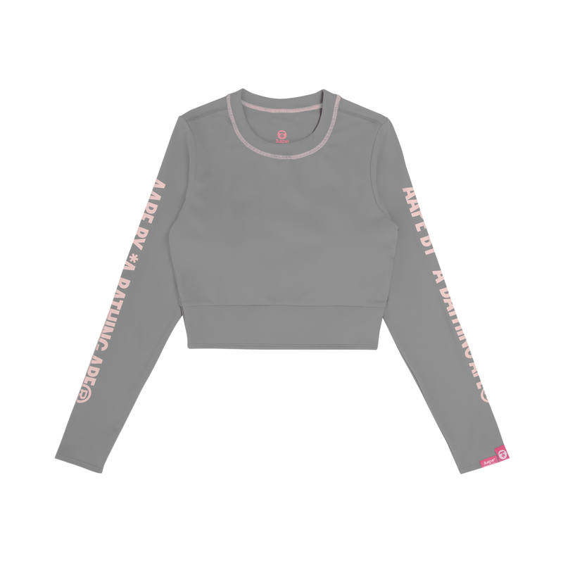 Aape Crop Tops Women's Crew Neck Moderate