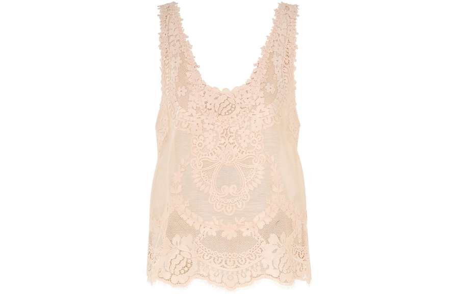 Zimmermann SS24 Tank Top Women's Peach