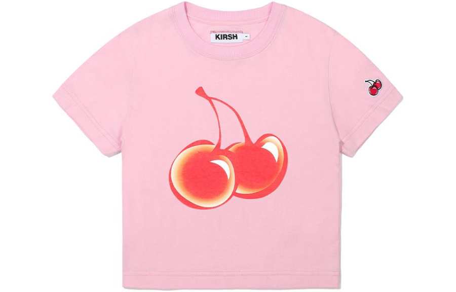 Kirsh Crop Tops Women's Crew Neck Moderate