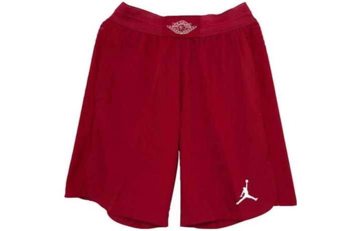 Jordan Jordan Basketball Shorts Men's Red Moderate Straight Fit Pants