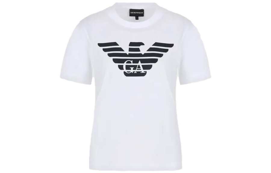 EMPORIO ARMANI Logo Printed Crewneck T-Shirt
