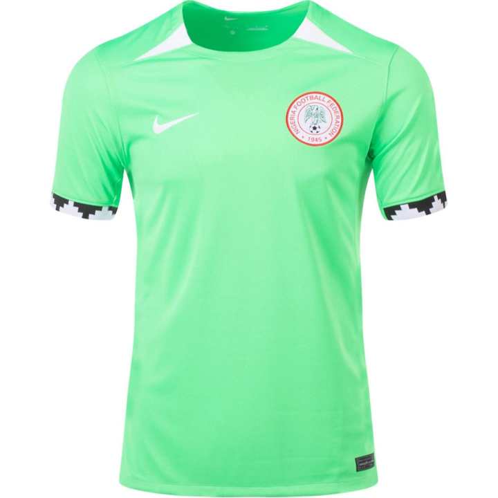Nike Nike Nigeria National Team Soccer Jerseys Men's Toxic Green Moderate