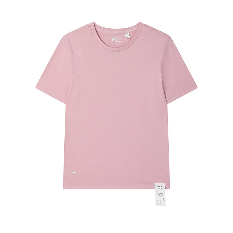 FILA WHITE T Shirt Women's Gray Purple Pink