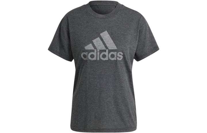 Adidas Adidas Drop Shoulder Sleeve T Shirt Women's Gray