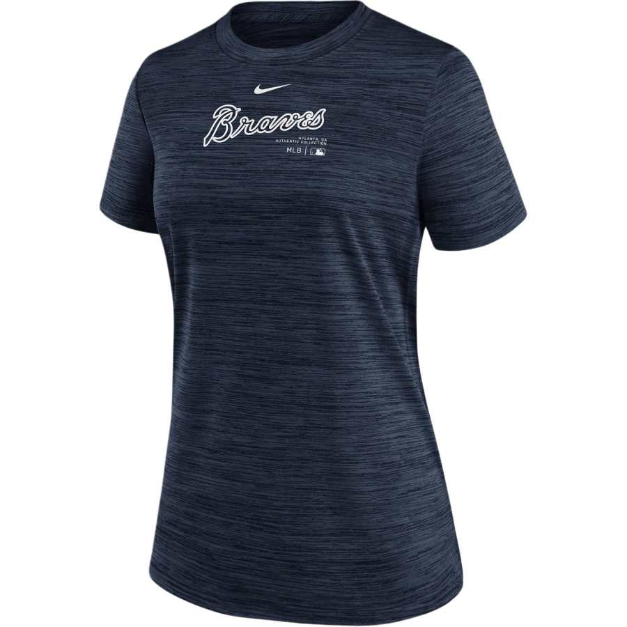 Nike Nike Atlanta Braves Authentic Collection Practice Velocity Women's Nike Dri FIT Mlb T Shirt