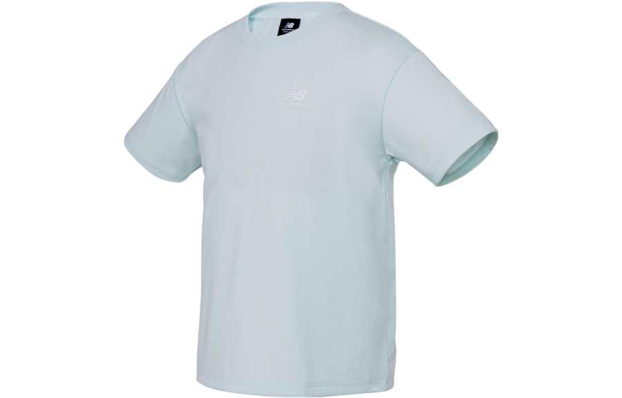 New Balance New Balance Nbx Endless Summer T Shirts Women's Blue Crew Neck Moderate Straight Fit