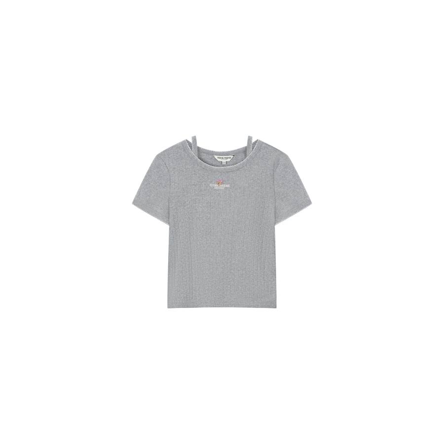Teenie Weenie T Shirt Women's Medium Gray