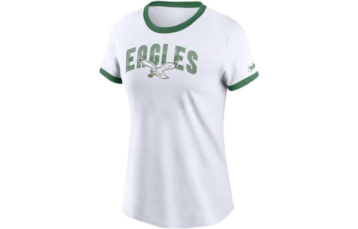 Nike Nike T Shirts Women's White Crew Neck Moderate Straight Fit