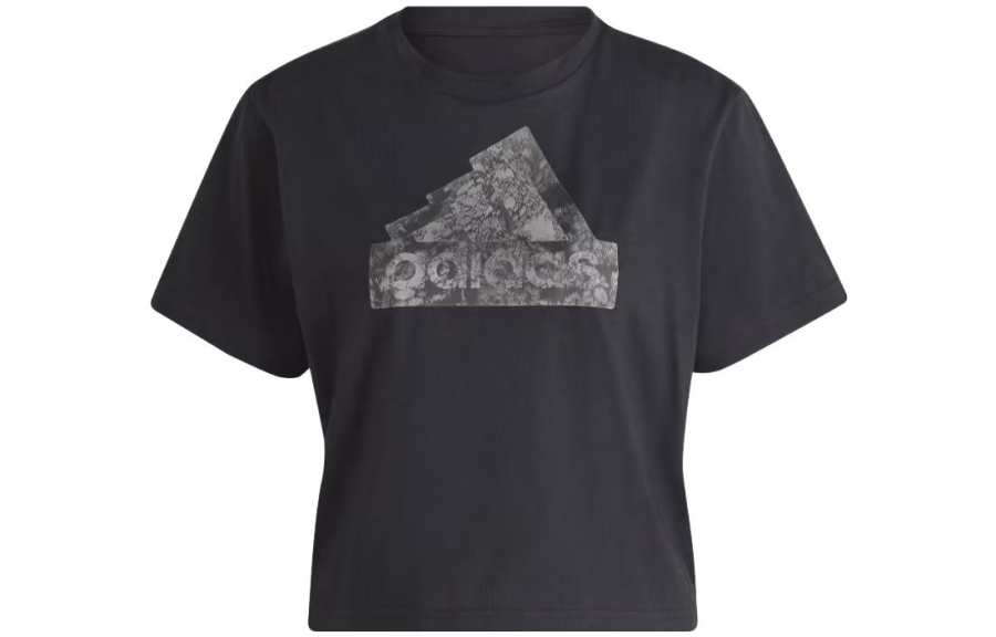 Adidas Adidas T Shirts Women's Black Crew Neck Moderate Other