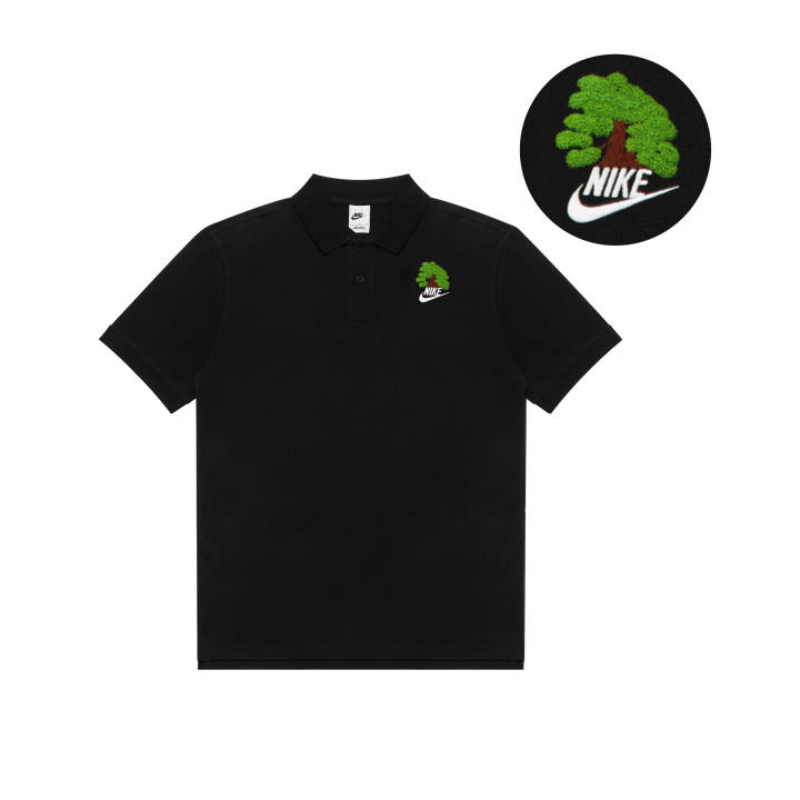 Nike Nike Polo Shirts Unisex Black Polo Collar Moderate