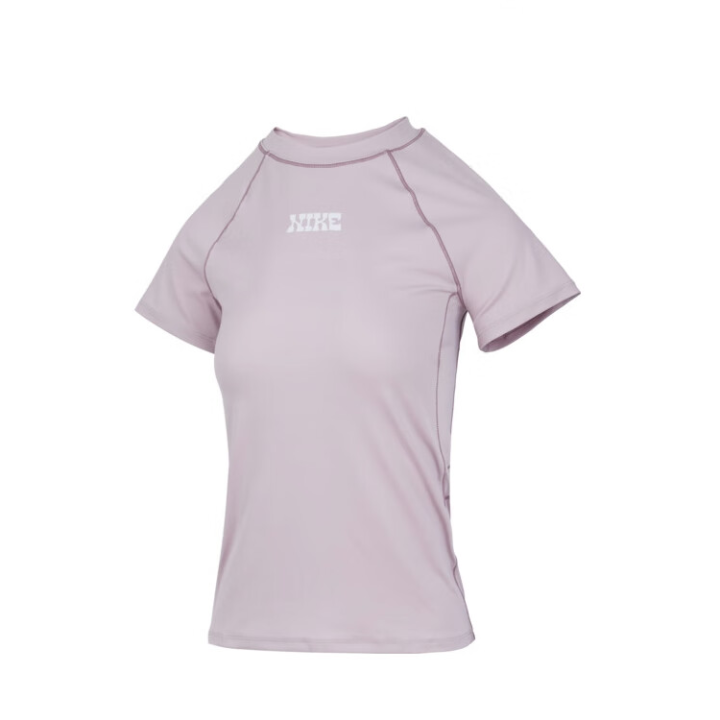 Nike Nike T Shirts Women's Pink Crew Neck Moderate