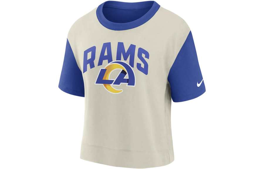 Nike Nike T Shirts Women's Blue Crew Neck Moderate Straight Fit