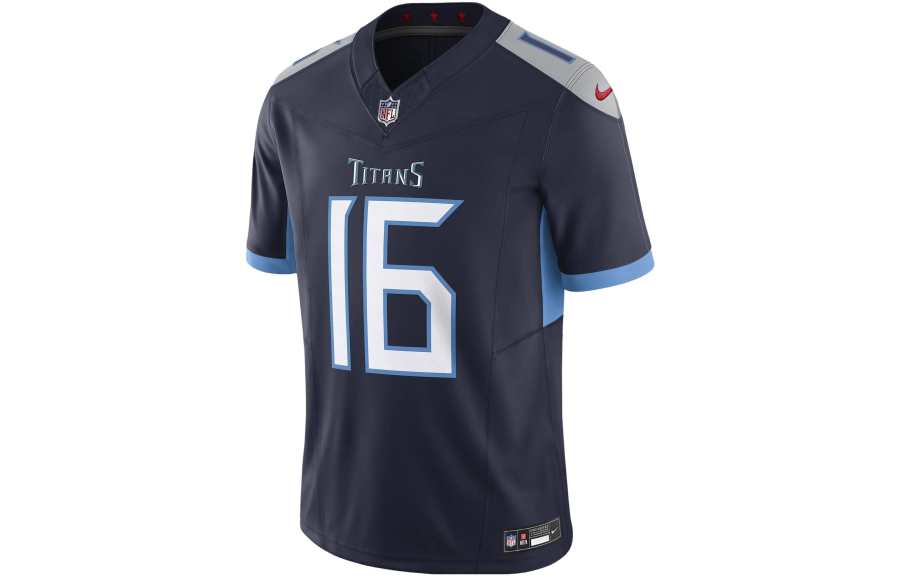 Nike Nike Treylon Burks Tennessee Titans Men's Nike Dri-FIT Nfl Limited Football Jersey