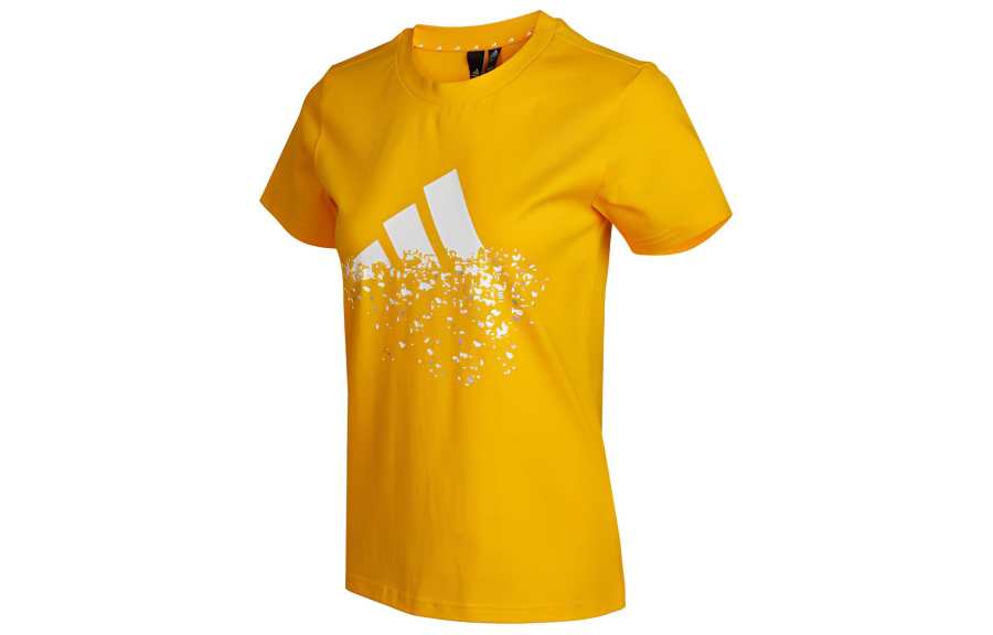 Adidas Adidas Set in Sleeve T Shirt Women's Yellow