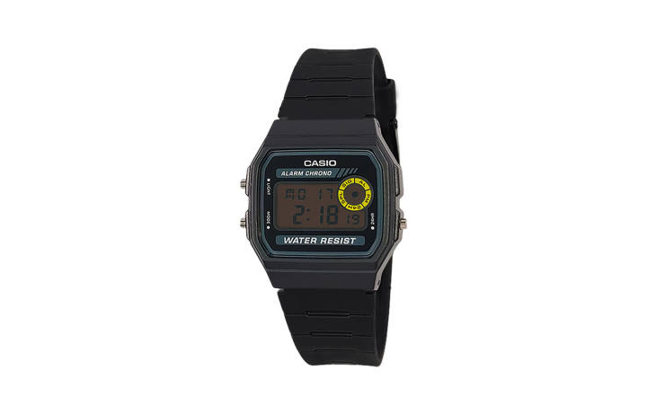 CASIO CASIO Custom Collection Quartz Movement Resin Strap Watch Men's Watches Black Dial