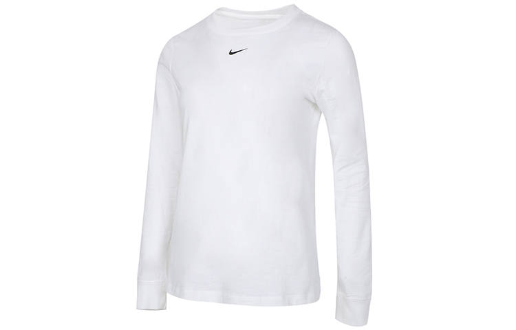 Nike Nike T Shirts Women's White Crew Neck Moderate Straight Fit