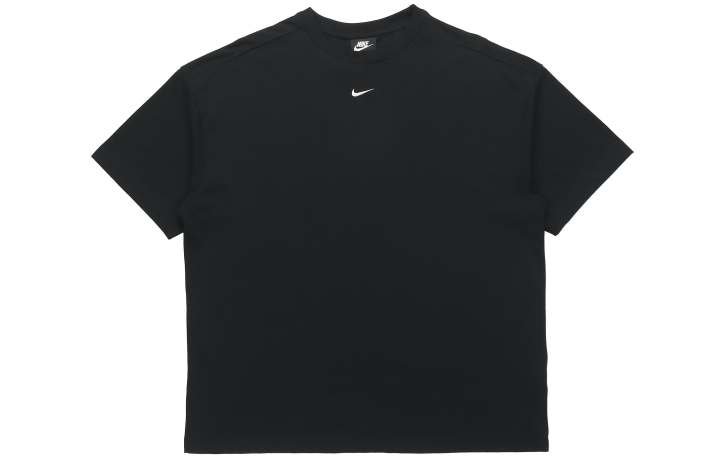 Nike Nike Sportswear Essentials T Shirts Women's Black Crew Neck Moderate Straight Fit