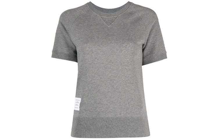 THOM BROWNE T Shirts Women's Gray Crew Neck Moderate