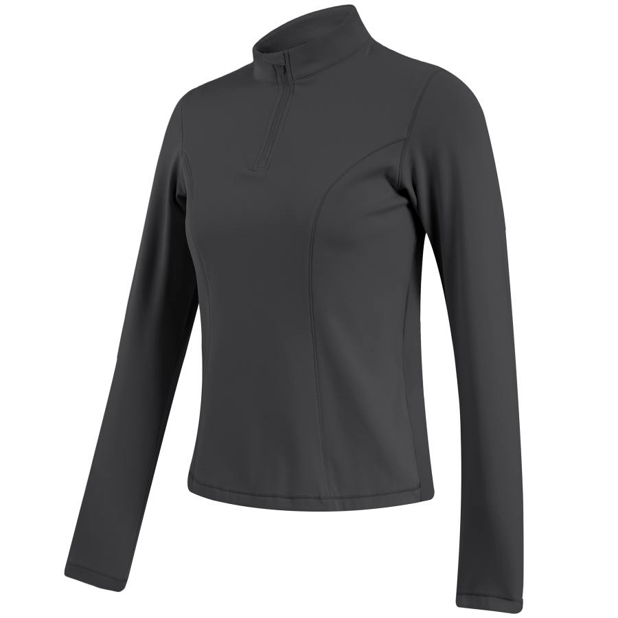 CAMEL T Shirts Women's Stand Collar Moderate Straight Fit