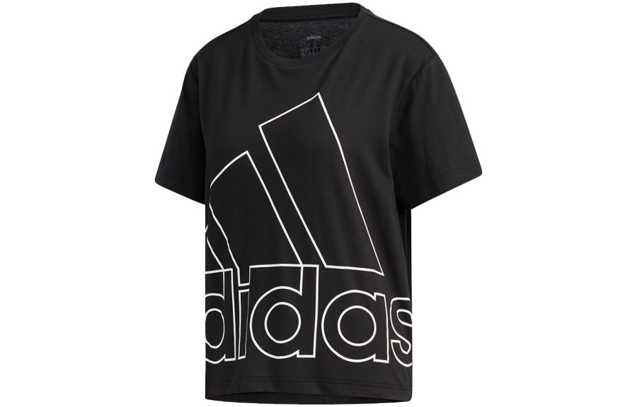Adidas Adidas Set in Sleeve T Shirt Women's Black