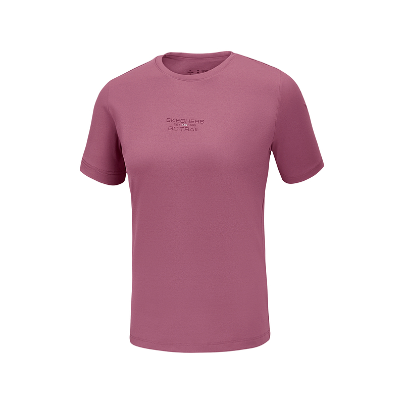 Skechers GO DRI T Shirt Women's Malaga Pink