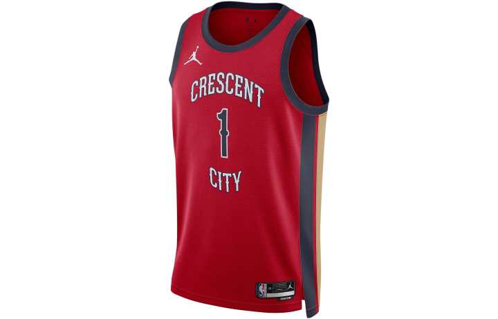 Jordan Jordan Zion Williamson New Orleans Pelicans 2023/24 Statement Edition Jordan Dri-FIT Nba Swingman Jersey