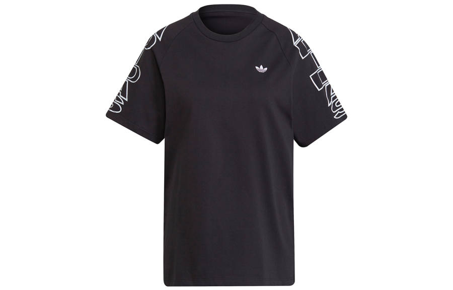 Adidas Originals Raglan Sleeve T Shirt Women's Black