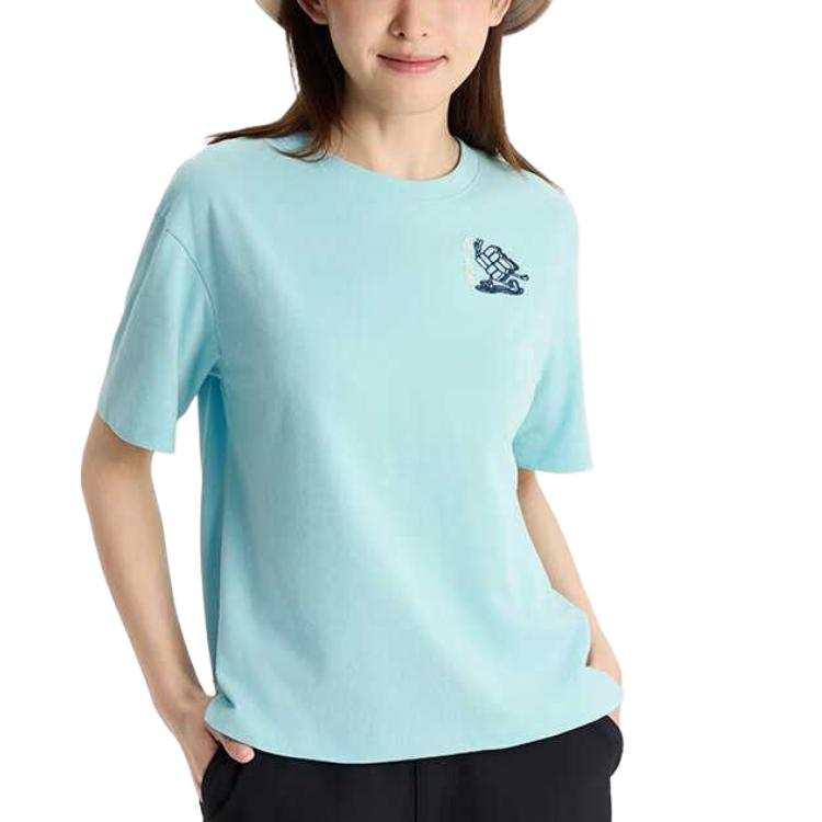 Columbia Regular T Shirt Women's Ocean Blue 325