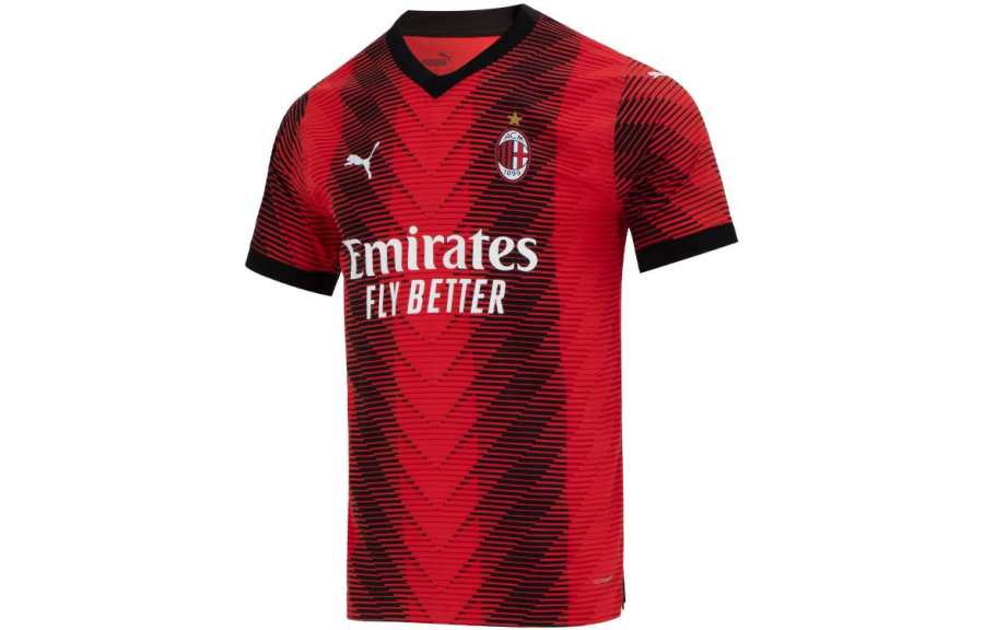 PUMA AC Beige Blue Soccer Jerseys Men's Red Moderate