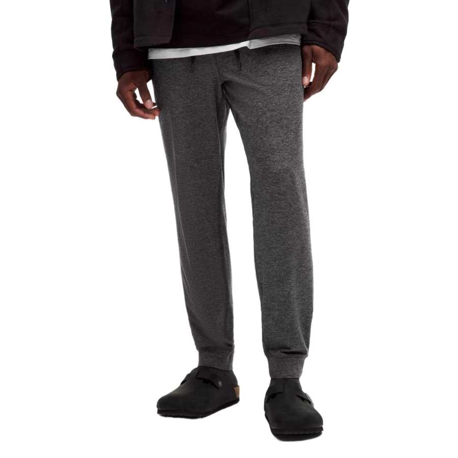 Lululemon Soft Jersey Casual Pants Men's Mixed Black Heathered Black