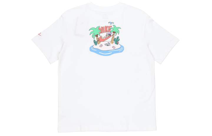 Nike Nike Drop Shoulder Sleeve T Shirt Women's White