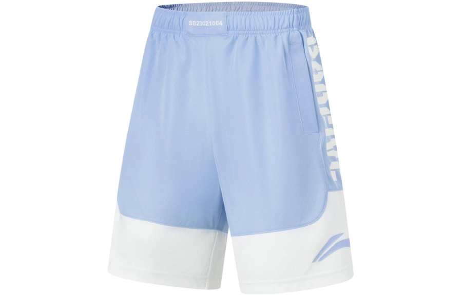 Li-Ning Li Ning Shorts Men's Clear Sky Blue Ivory
