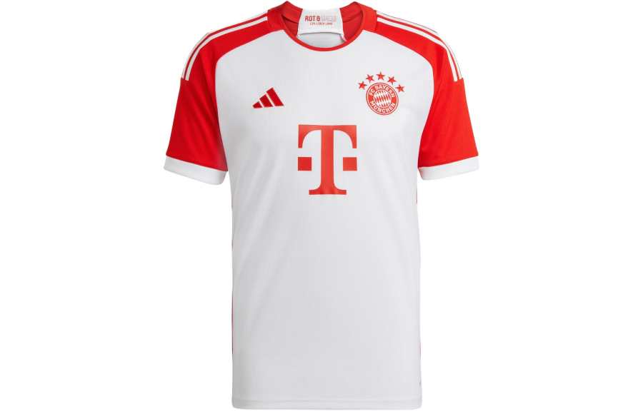 Adidas Adidas Bayern Munich Black SS23 Soccer Jersey Men's Red White Colorway
