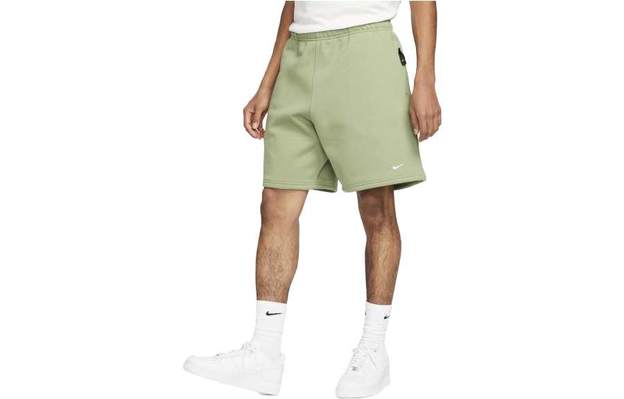 Nike Nike Solo Swoosh Sports Shorts Men's Oil Green