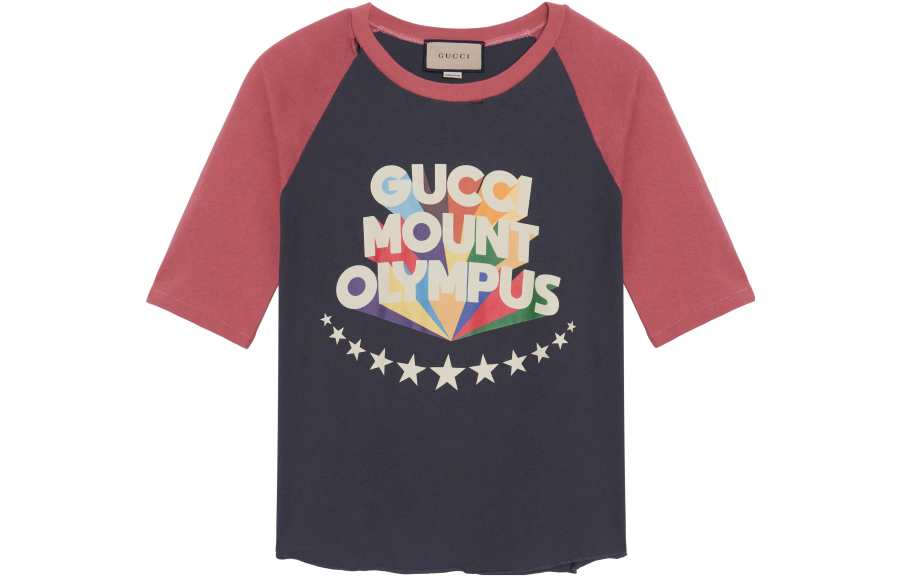 GUCCI 【Previous Season】Mount Olympus short-sleeve T-shirt