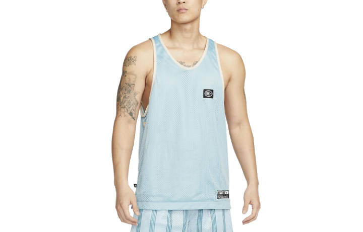 Nike Nike Basketball Jerseys Men's Blue Moderate Straight Fit