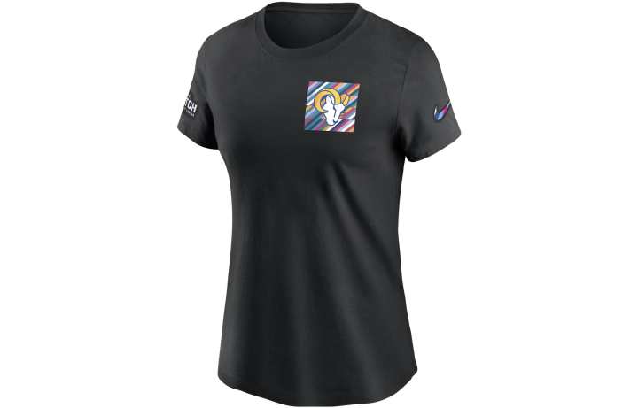 Nike Nike T Shirts Women's Black Crew Neck Moderate Straight Fit
